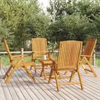 vidaXL 5-delige Loungeset massief teakhout, Tuin en Terras, Verzenden, Nieuw, Teakhout, Loungeset