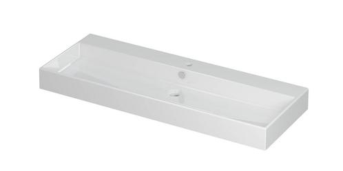Wastafel Unlimited Porselein met 1 kraangat 120 cm x 45 cm x, Doe-het-zelf en Verbouw, Sanitair, Overige typen, Nieuw, Ophalen of Verzenden