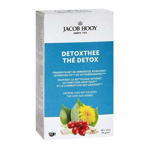 Detox thee, 50 zakjes in doos, Jacob Hooy, Diversen, Braces, Verzenden