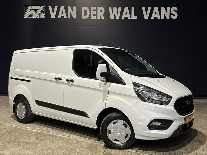 Ford Transit Custom 2.0 TDCI L1H1 inrichting Euro6 Airco | O, Auto's, Bestelauto's, Dealer onderhouden, Lease, Zwart, Handgeschakeld