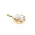 Gouden hanger met camee (Hanger of bedel), Ophalen of Verzenden, Gebruikt, Goud, Overige merken