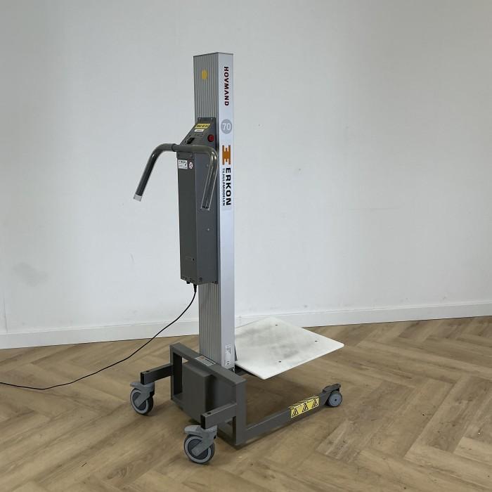 HOVMAND Heflift met kunststof plateau max. 80 kg, Zakelijke goederen, Kantoor en Winkelinrichting | Magazijn, Stelling en Opslag