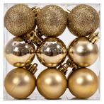 REA Kerstballen Set - Kunststof - Diverse Maten - Goud &..., Diversen, Ophalen of Verzenden, Nieuw