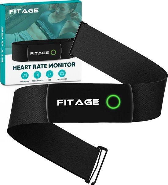 2dekans | FITAGE Hartslagmeter XL HRM-DUAL - Hartslagmonitor, Sport en Fitness, Hartslagmeters, Zo goed als nieuw, Ophalen of Verzenden