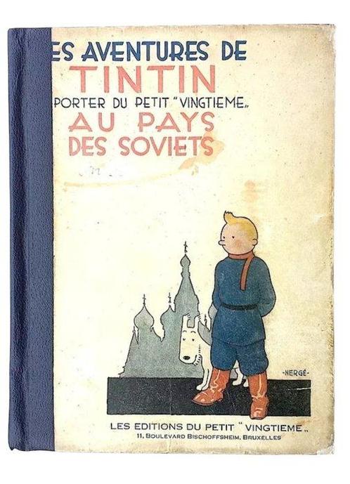 Tintin T1 - Tintin au pays des Soviets - 5e Mille - 1 Album, Boeken, Stripboeken