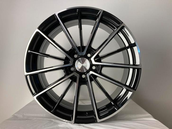 19 inch velgen | Tesla Model 3 | MC FF1 | Zwart Gepolijst, Auto-onderdelen, Banden en Velgen, 19 inch, Zomerbanden, 235 mm, Nieuw