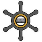 Impeller Volvo: 803729, 875807, 833550, 87580-0, 876554-7,, Ophalen of Verzenden, Nieuw, Motor en Techniek, Zeilboot of Motorboot
