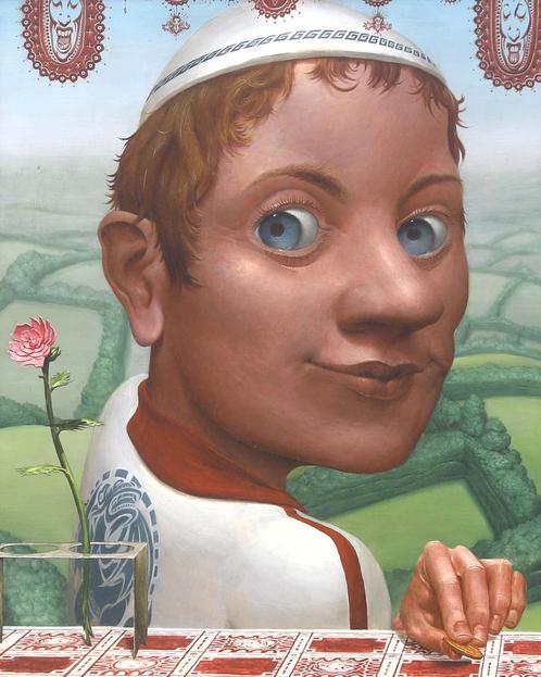 Christiaan Dros, 20e eeuw, Jongen met grote ogen, Antiek en Kunst, Kunst | Schilderijen | Modern
