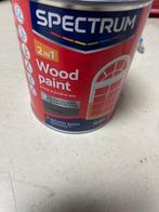 Spectrum wood paint 750ml antracite, Doe-het-zelf en Verbouw, Verf, Beits en Lak, Nieuw, Ophalen of Verzenden, Verf, Grijs