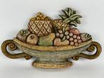 Architectonisch ornament - 1940-1950 - Polychrome fruitmand, Antiek en Kunst, Curiosa en Brocante