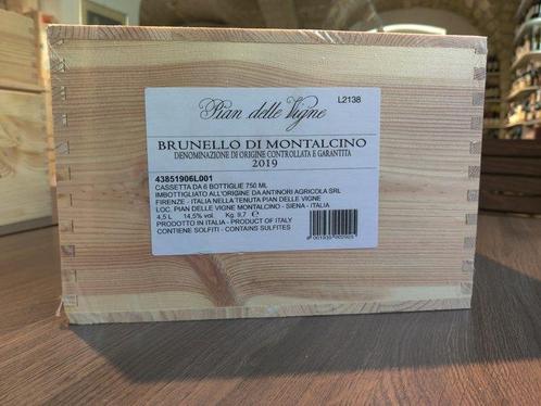 2019 Pian delle Vigne - Brunello di Montalcino DOCG - 6, Verzamelen, Wijnen