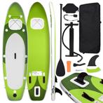 Stand Up Paddleboardset opblaasbaar 360x81x10 cm groen, Nieuw