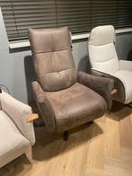 Relaxfauteuil Pianezzo - in donkerbruin microleder, Huis en Inrichting, Fauteuils, Ophalen of Verzenden, Nieuw, 75 tot 100 cm