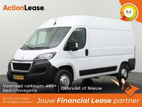 Peugeot Boxer Bestelbus L2 H2 2021 Diesel Handgeschakeld, Auto's, Peugeot, Dealer onderhouden, Lease, Zwart, Handgeschakeld, Financial lease