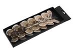 Crème en bruine vlinders met clip – 8 cm 6 stuks voor, Ophalen of Verzenden, Nieuw