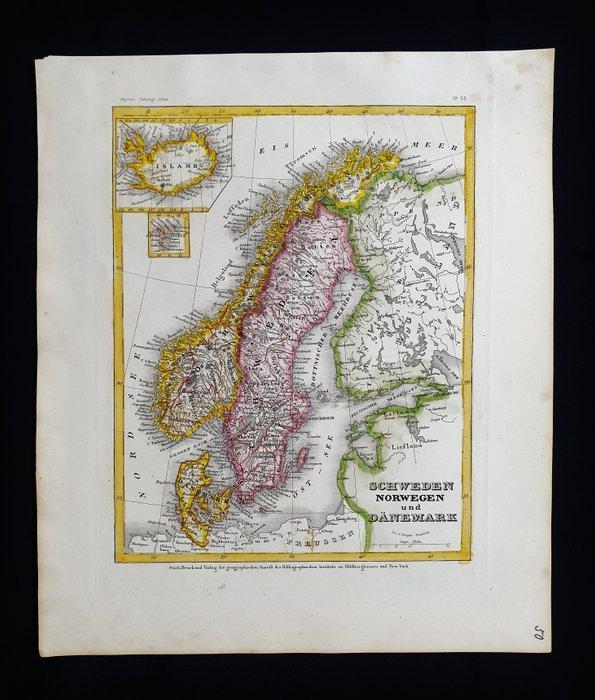 Europa - Scandinavië / Noorwegen / Denemarken / Zweden /, Boeken, Atlassen en Landkaarten