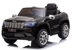 Kinderauto, JEEP GRAND CHEROKEE®,zwart, leder, rubber,NIEUW!, Ophalen of Verzenden, Nieuw