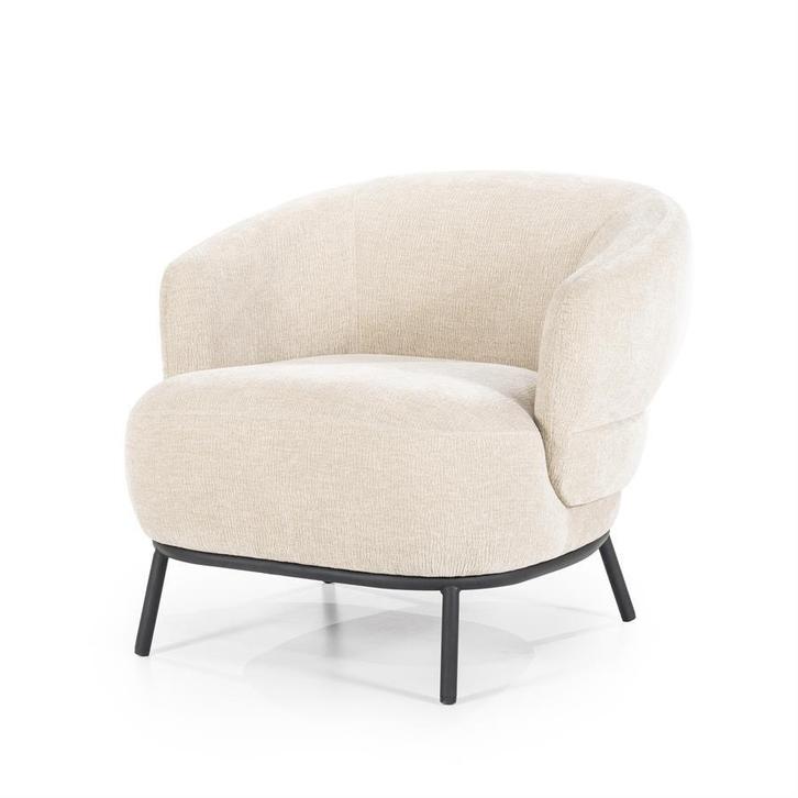Fauteuil David - taupe Safari, Huis en Inrichting, Stoelen, Nieuw, Ophalen of Verzenden