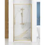 REA Douchedeur - Geborsteld goud - Gehard glas - Waterafs..., Ophalen of Verzenden, Nieuw