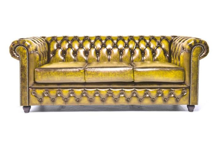Chesterfield Eco Leather Line – Heritage Sun 3-zits bank, Huis en Inrichting, Banken | Bankstellen, 200 tot 250 cm, 75 tot 100 cm