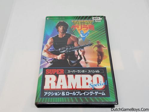 MSX - Super Rambo Special, Spelcomputers en Games, Spelcomputers | Overige, Gebruikt, Verzenden