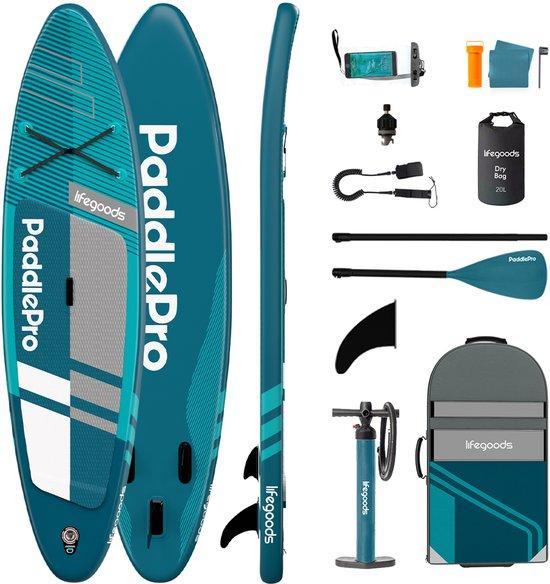Tweedekans | LifeGoods PaddlePro SUP Board Pro - Pro Set -, Watersport en Boten, Overige Watersport en Boten, Zo goed als nieuw