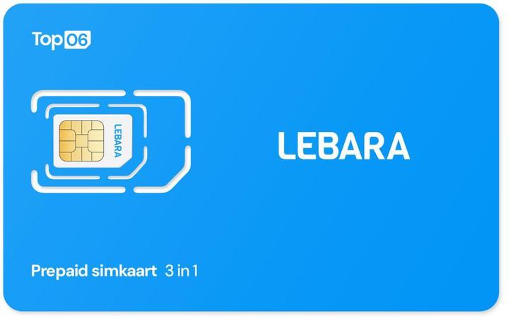 Lebara 3GB + 1000 min/300 sms |  Lebara prepaid bundel, Telecommunicatie, Prepaidkaarten en Simkaarten, Prepaidkaart, Nieuw, Overige providers
