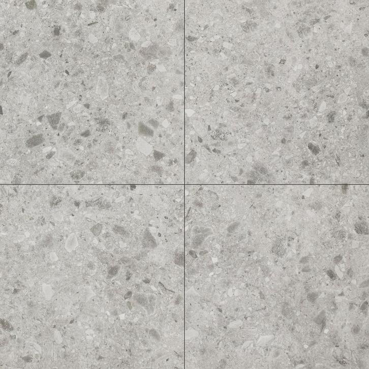Vloertegel wandtegel g-stone terrazzo licht grijs 90x90, Doe-het-zelf en Verbouw, Tegels, Vloertegels, Nieuw, 10 m² of meer, Keramiek