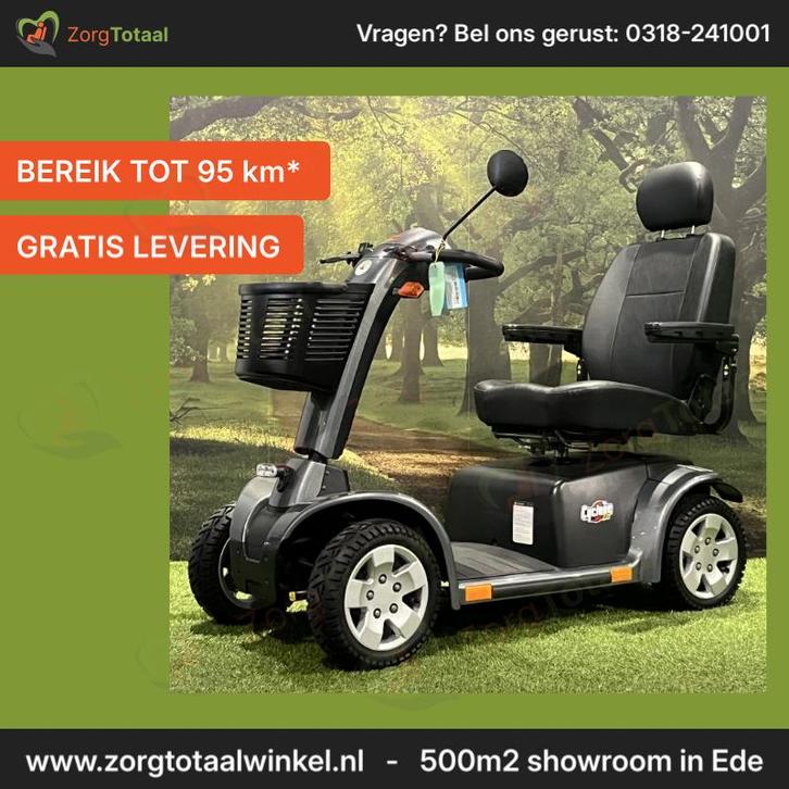 Scootmobiel - Cyclone 22 | Incl garantie & nieuwe accus, Diversen, Brommobielen en Scootmobielen, Gebruikt, Pride, Ophalen of Verzenden