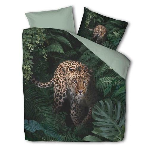 Luna Jungle Cheetah Dekbedovertrek Lits-jumeaux (240 x 220, Huis en Inrichting, Slaapkamer | Beddengoed, Dekbedovertrek, Nieuw
