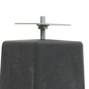 Betonpoer antraciet taps, Tuin en Terras, Overige Tuin en Terras, Nieuw, Ophalen of Verzenden
