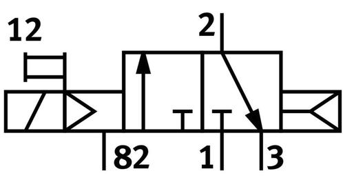 Festo 3/2 NC Monostabiele Lucht Magneetventiel G3/8, Doe-het-zelf en Verbouw, Gereedschap | Machine-onderdelen en Toebehoren, Nieuw