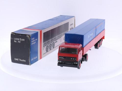 Schaal 1:50 DAF 2800 Lion Car Nr. 58-70 trekker met opleg..., Hobby en Vrije tijd, Modelauto's | 1:50, Gebruikt, Ophalen of Verzenden