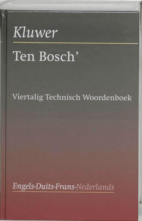 Ten Bosch viertalig technisch woordenboek Enge 9789055761449, Boeken, Studieboeken en Cursussen, Zo goed als nieuw, Verzenden