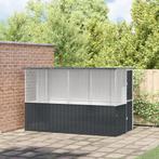 vidaXL Vogelkooi Antraciet 215x78x200 cm Gegalvaniseerd, Verzenden, Nieuw