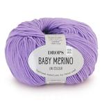 DROPS Baby Merino Uni Colour - 14 lila - Wol Garen, Hobby en Vrije tijd, Breien en Haken, Ophalen of Verzenden, Nieuw