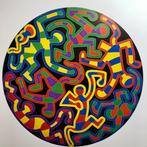 Keith Haring (after) - Monkey Puzzle -Te Neues license print, Antiek en Kunst