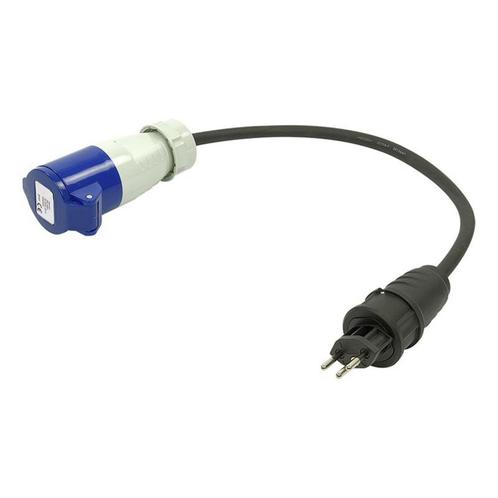 ProPlus Verloopkabel - Zwitserse stekker naar CEE - 40 cm..., Doe-het-zelf en Verbouw, Elektra en Kabels, Nieuw, Ophalen of Verzenden