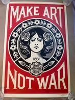 Shepard Fairey (OBEY) - Make Art Not War (hand signed) -