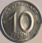 10 Pfennig Ddr 1950e kleines Zainende fast praegefrisch Rrrr, Postzegels en Munten, Munten | Europa | Niet-Euromunten, Verzenden