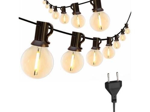 Veiling - JPro Edison 25 Warm/Wit Lichtsnoer op Netstroom 7,, Tuin en Terras, Buitenverlichting, Nieuw