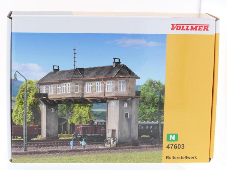 Schaal N Vollmer 47603 portaal seinhuis #5550 (N (1:160)), Hobby en Vrije tijd, Modeltreinen | N-Spoor, Brug, Tunnel of Gebouw