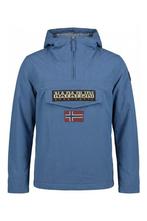 Napapijri Jas in maat S Blauw, Kleding | Heren, Verzenden, Zo goed als nieuw, Blauw, Napapijri