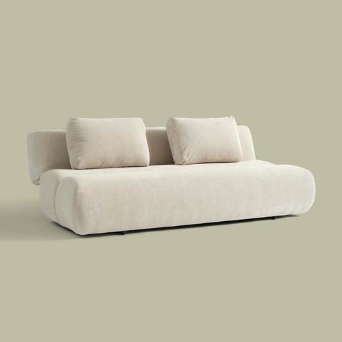 *WOONWINKEL* Design Slaapbank 2-persoons Creme, Huis en Inrichting, Banken | Bankstellen, Nieuw, Verzenden