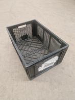 Stapelbare krat 600x400x270mm geperforeerd 55L zwart PP-R,, Ophalen of Verzenden
