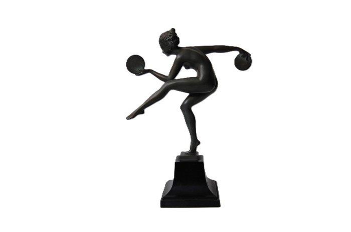 Max le Verrier - Marcel Bouraine - Derenne - sculptuur, Dans, Antiek en Kunst, Kunst | Designobjecten