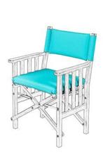 Kussens Regisseursstoel II DeLuxe, Watersport en Boten, Bootonderdelen, Ophalen of Verzenden, Nieuw, Zeilboot of Motorboot