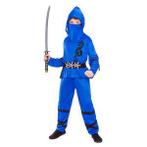 Power ninja kostuum blauw (Feestkleding Jongens)