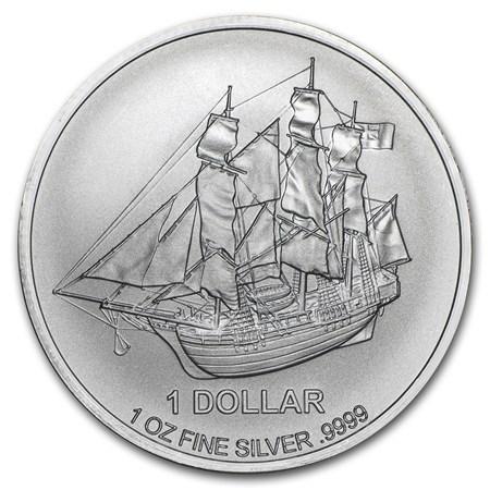 Cook Islands 1 oz 2010, Postzegels en Munten, Munten | Oceanië, Losse munt, Zilver, Verzenden