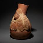 Moche, Peru Terracotta Ai Apaec Huaco. 500-700 n.Chr. 20 cm